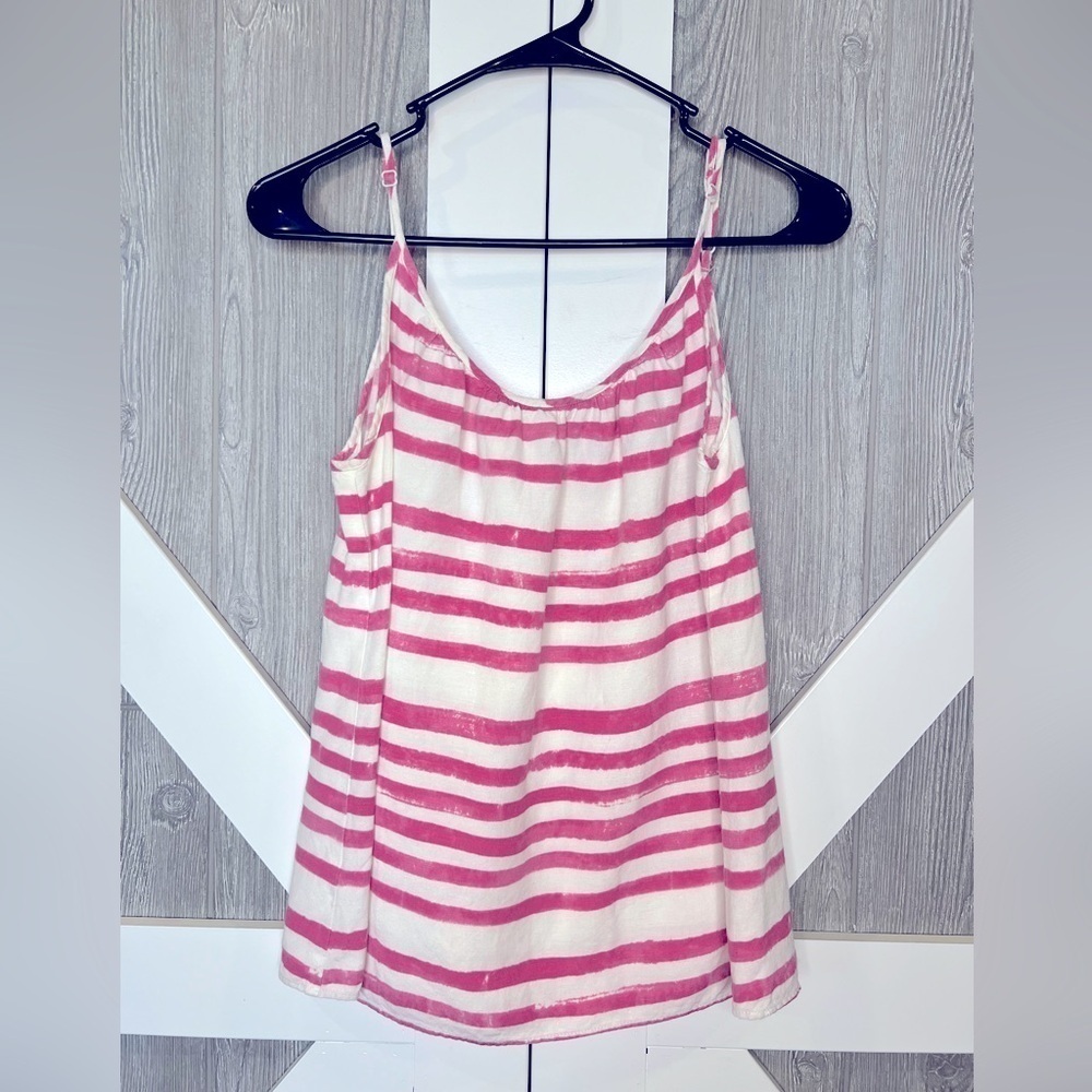 D23.02 LOFT Pink and White Striped Women's Tank XS